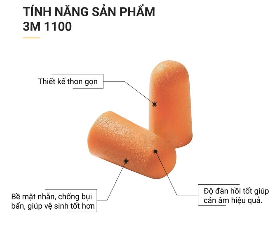 ƯU ĐIỂM CỦA NÚT TAI 3M 1100 SO VỚI CÁC LOẠI KHÁC